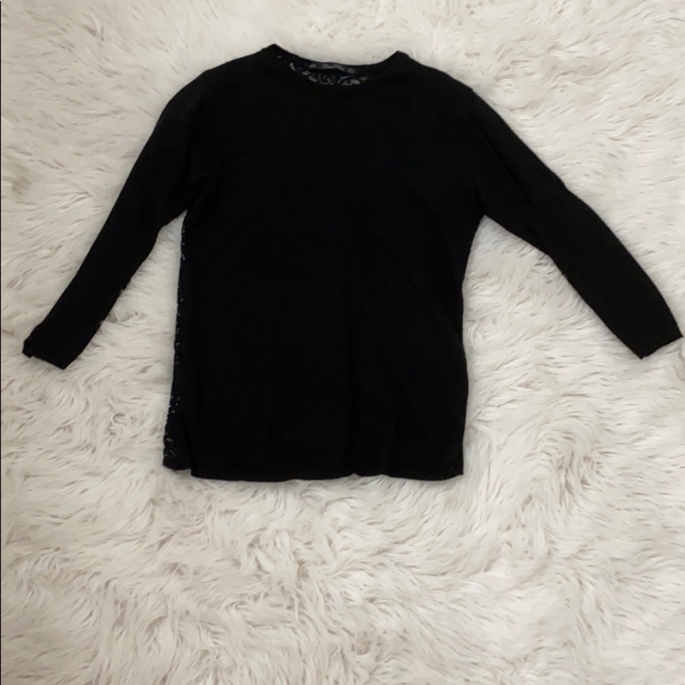 Zara top with lace back